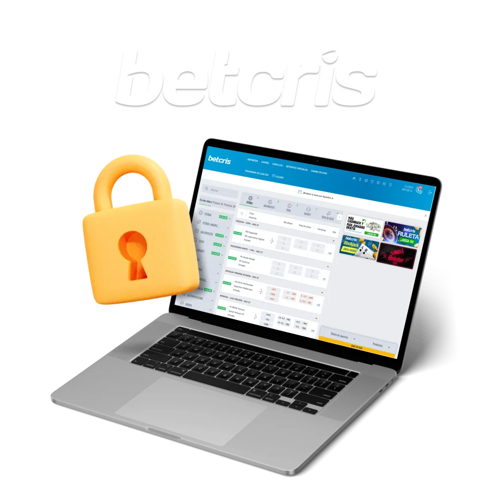 El sitio de Betcris en Ecuador cuenta con un sistema de seguridad de varios niveles.