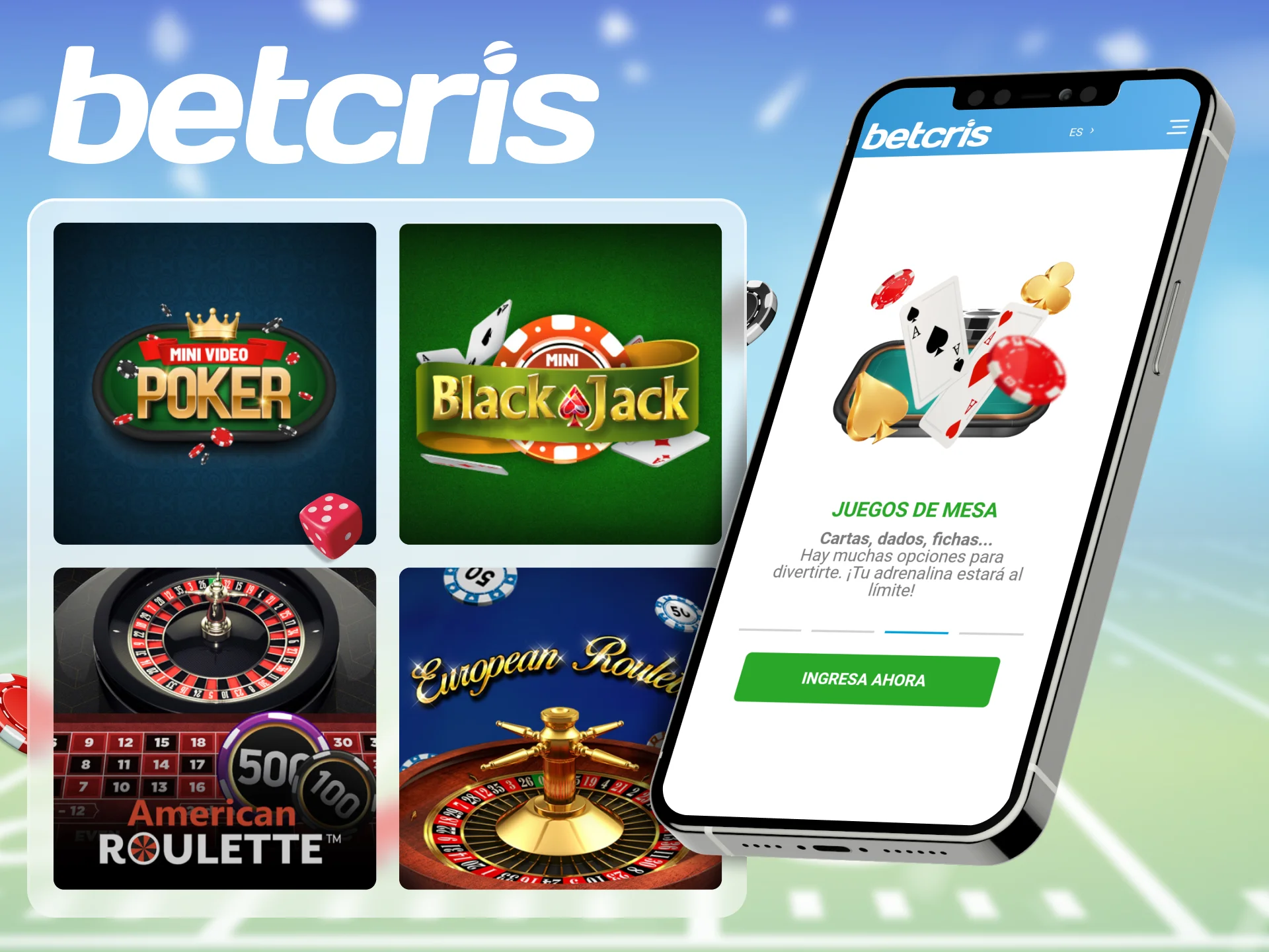 Disfruta jugando a juegos de mesa en la web de Betcris.