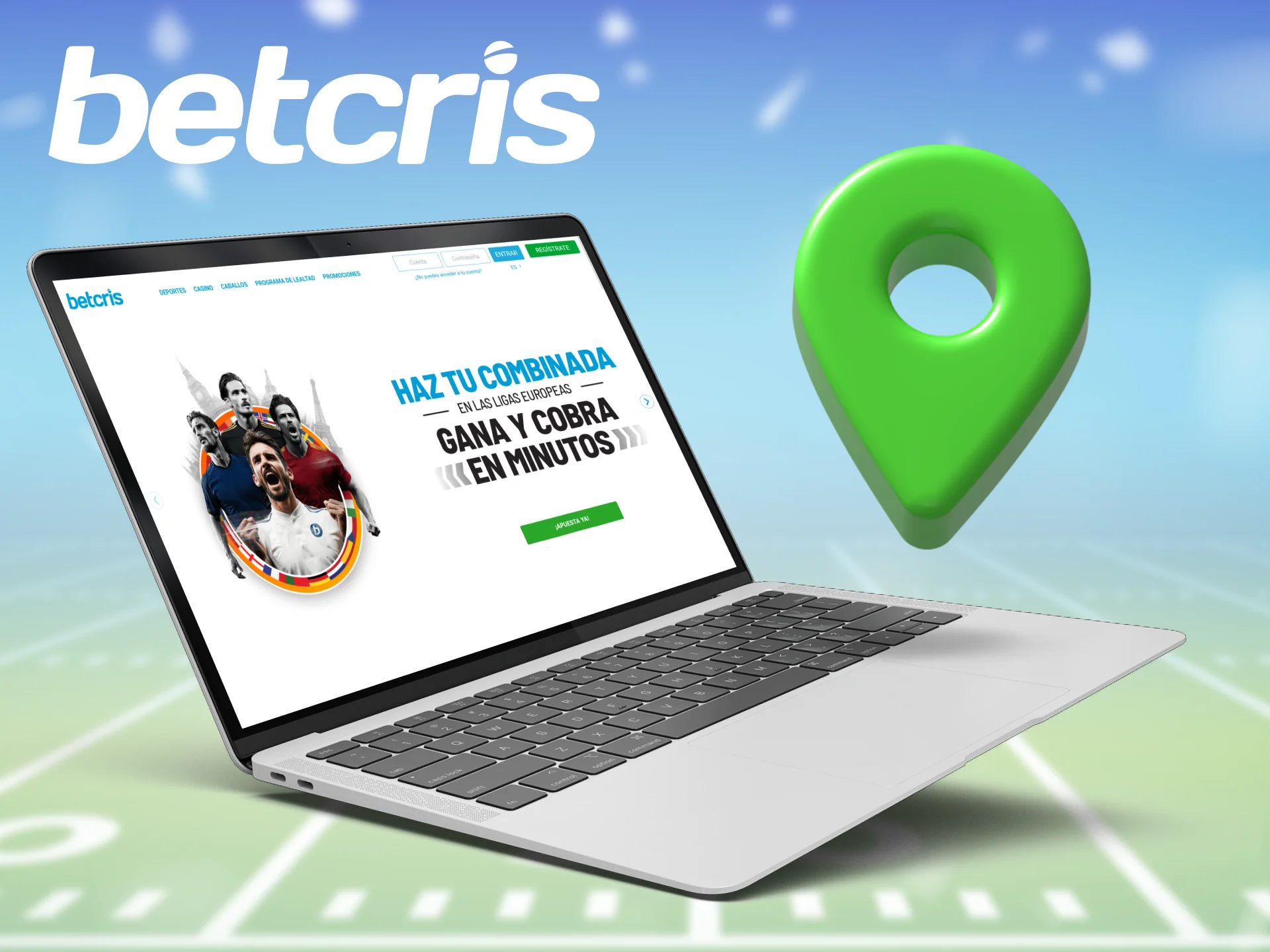 Betcris está autorizada en todos los países donde el juego por Internet es legal.