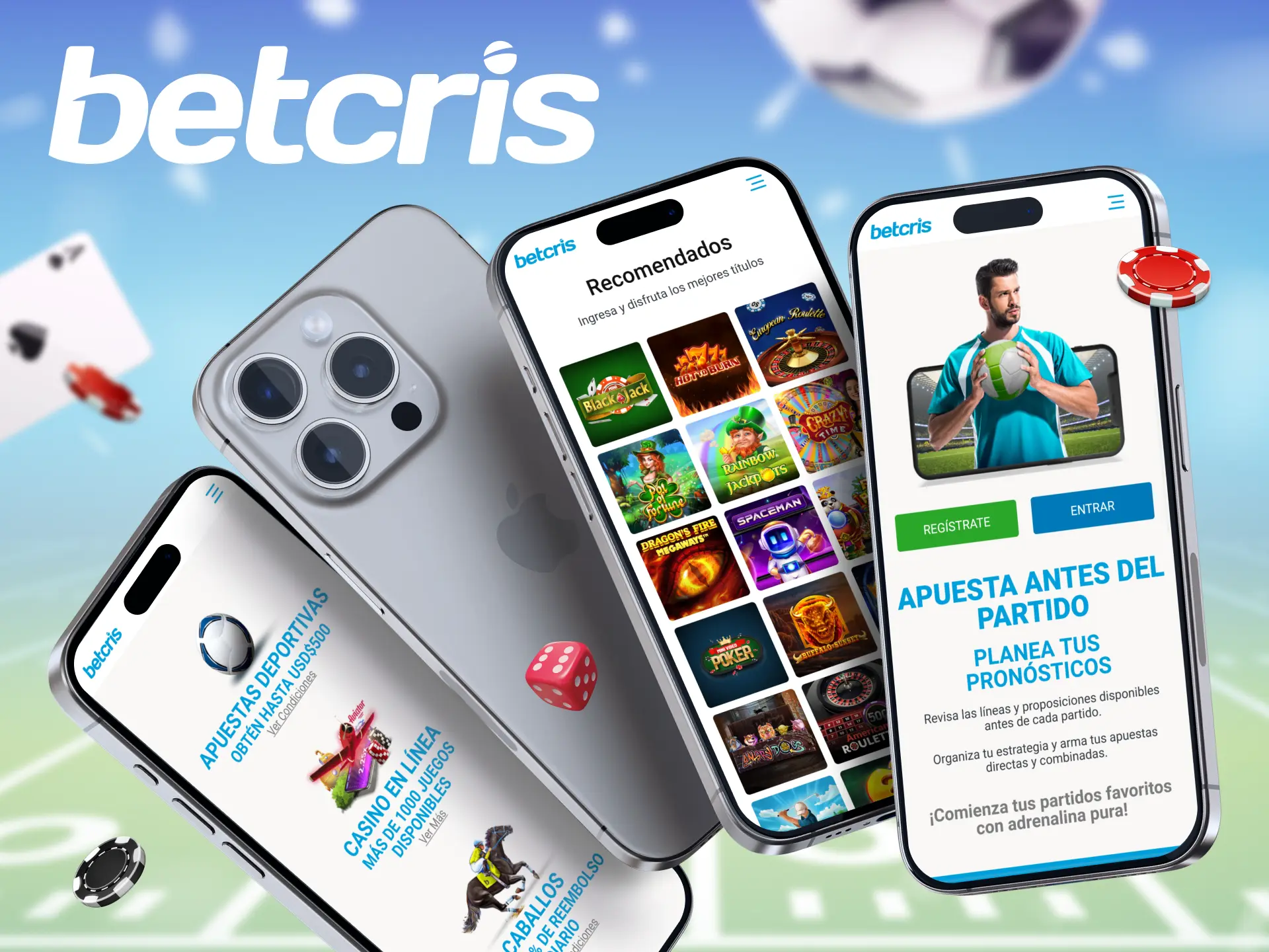 La instalación de la aplicación Betcris en dispositivos iOS requiere 3 sencillos pasos.