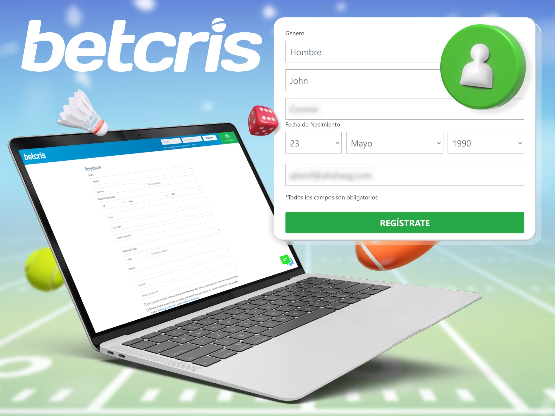 Sólo los clientes mayores de edad pueden apostar y jugar en Betcris.